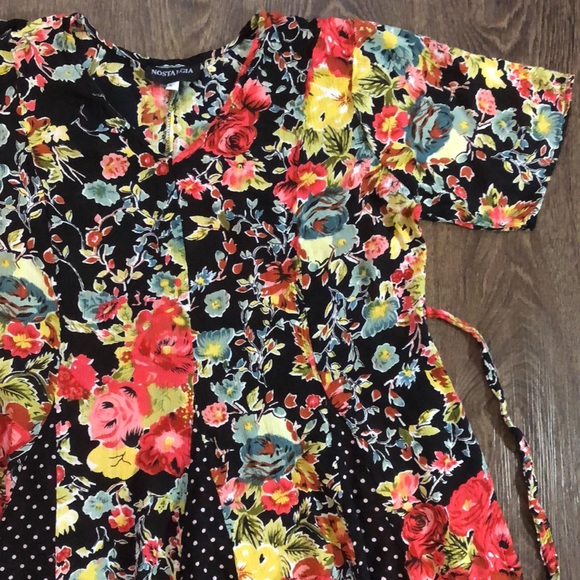 Vintage Floral Tieback Summer Dress - Picture 8 of 17